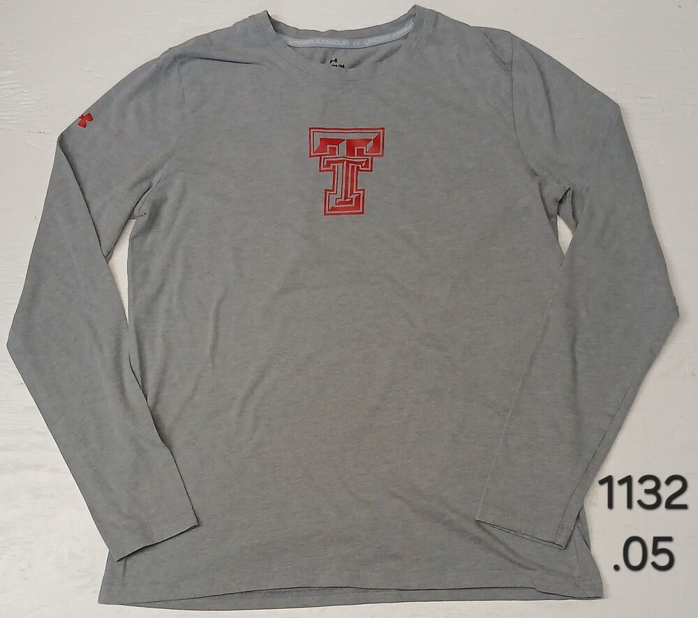 Under Armour (Medium) Gray Red Raiders Dri-Fit Sweatshirt